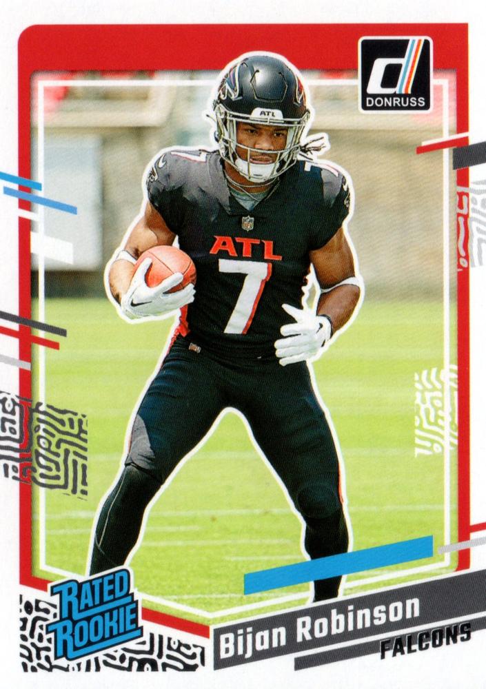 #305 Bijan Robinson - Atlanta Falcons - 2023 Donruss Football