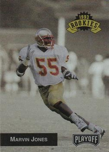 #305 Marvin Jones - New York Jets - 1993 Playoff Football