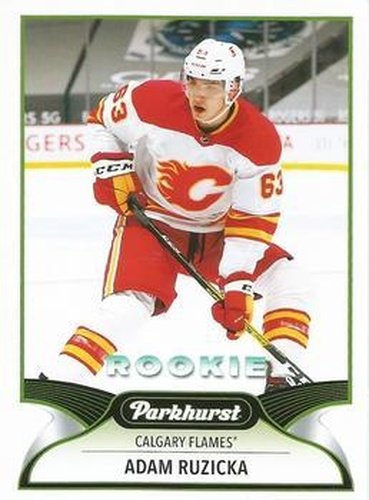 #305 Adam Ruzicka - Calgary Flames - 2021-22 Parkhurst Hockey