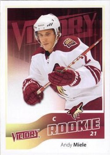 #305 Andy Miele - Phoenix Coyotes - 2011-12 Upper Deck Victory Update Hockey