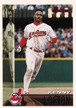 #305 Kenny Lofton - Cleveland Indians - 1995 Bowman Baseball
