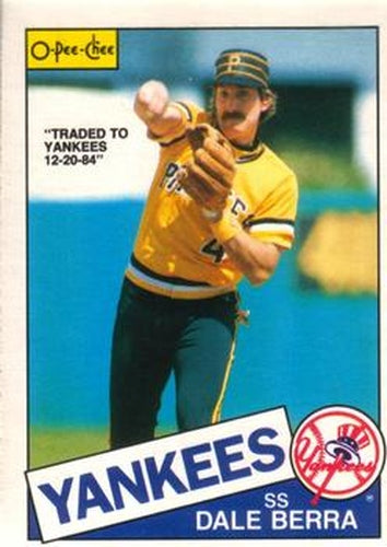 #305 Dale Berra - New York Yankees - 1985 O-Pee-Chee Baseball