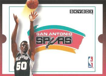 #305a David Robinson - San Antonio Spurs - 1992-93 SkyBox Basketball