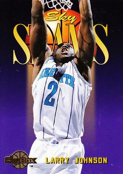 #306 Larry Johnson - Charlotte Hornets - 1994-95 SkyBox Premium Basketball