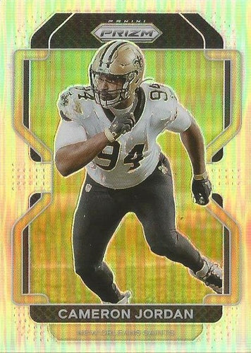 #306 Cameron Jordan - New Orleans Saints - 2021 Panini Prizm - Silver Football
