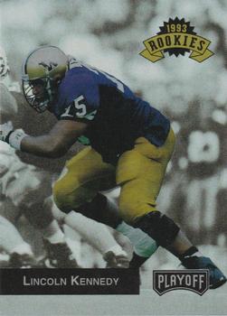 #306 Lincoln Kennedy - Atlanta Falcons - 1993 Playoff Football