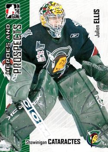 #306 Julien Ellis-Plante - Shawinigan Cataractes - 2005-06 In The Game Heroes and Prospects Hockey