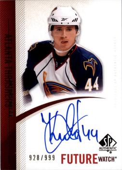 #306 Arturs Kulda - Atlanta Thrashers - 2010-11 SP Authentic Hockey