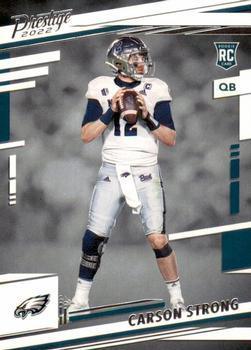 #306 Carson Strong - Philadelphia Eagles - 2022 Panini Prestige Football