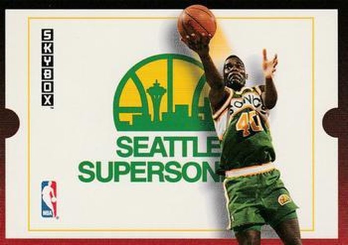 #306 Shawn Kemp - Seattle SuperSonics - 1992-93 SkyBox Basketball