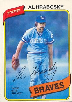 #306 Al Hrabosky - Atlanta Braves - 1980 O-Pee-Chee Baseball