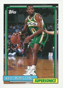 #306 Nate McMillan - Seattle SuperSonics - 1992-93 Topps Basketball