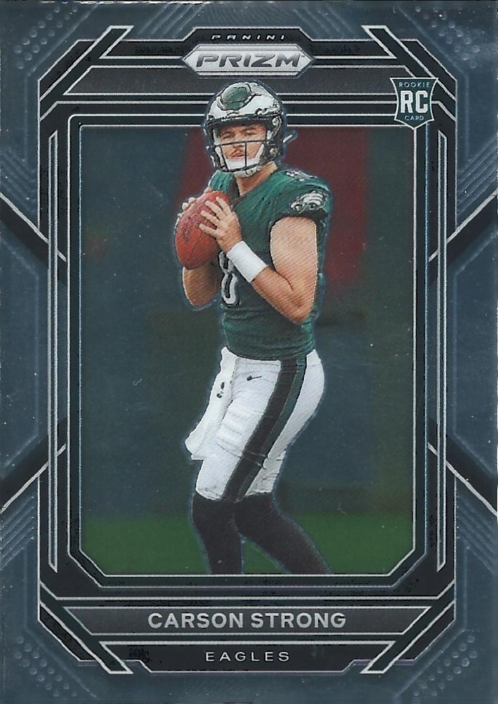 #307 Carson Strong - Philadelphia Eagles - 2022 Panini Prizm Football