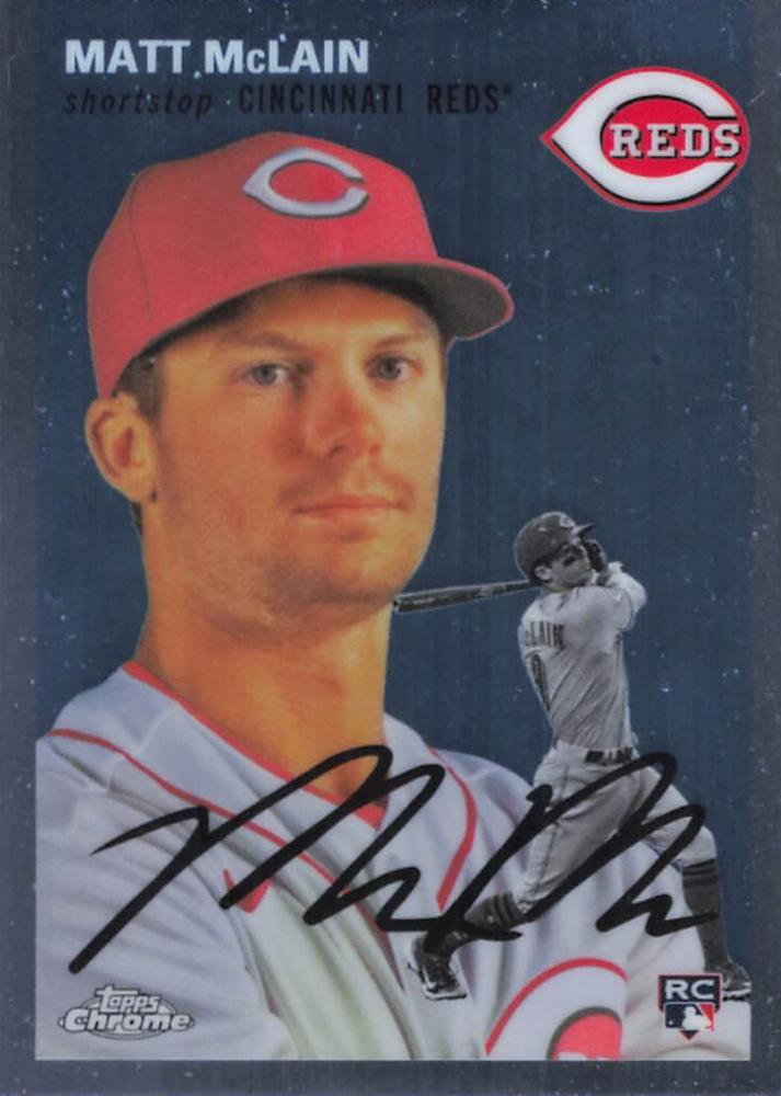 #307 Matt McLain - Cincinnati Reds - 2023 Topps Chrome Platinum Anniversary Baseball