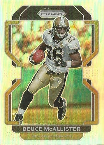 #307 Deuce McAllister - New Orleans Saints - 2021 Panini Prizm - Silver Football