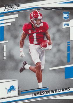 #307 Jameson Williams - Detroit Lions - 2022 Panini Prestige Football