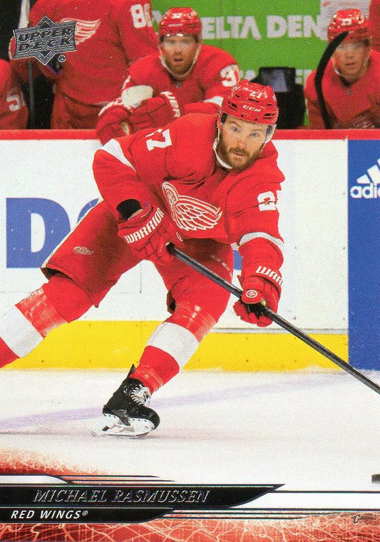 #307 Michael Rasmussen - Detroit Red Wings - 2024-25 Upper Deck Hockey