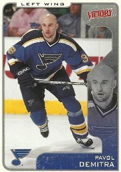 #307 Pavol Demitra - St. Louis Blues - 2001-02 Upper Deck Victory Hockey