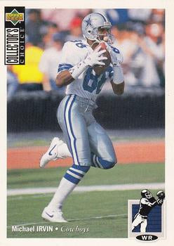 #307 Michael Irvin - Dallas Cowboys - 1994 Collector's Choice Football