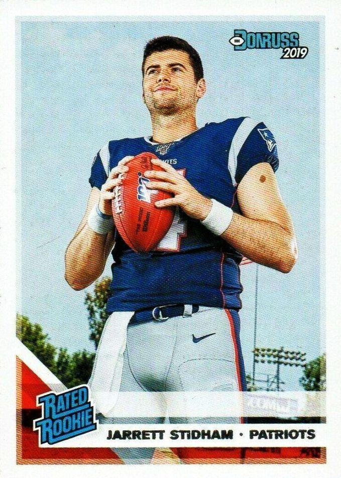 #307 Jarrett Stidham - New England Patriots - 2019 Donruss Football