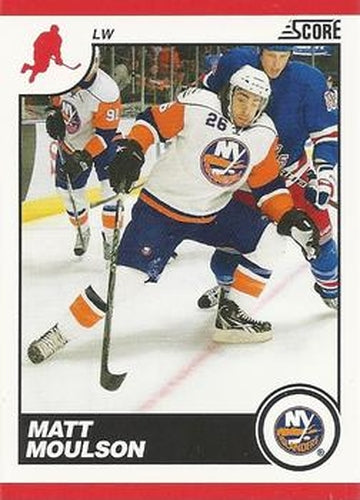 #307 Matt Moulson - New York Islanders - 2010-11 Score Hockey