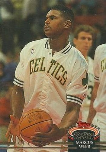 #307 Marcus Webb - Boston Celtics - 1992-93 Stadium Club Basketball