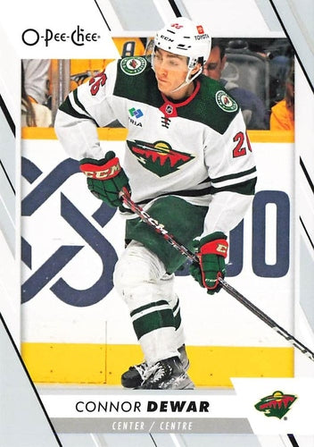 #308 Connor Dewar - Minnesota Wild - 2023-24 O-Pee-Chee Hockey