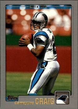 #308 Dameyune Craig - Carolina Panthers - 2001 Topps Football