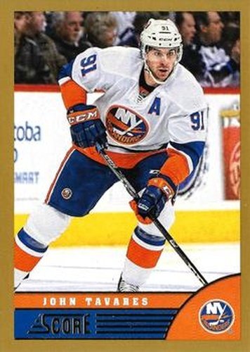 #308 John Tavares - New York Islanders - 2013-14 Score - Gold Hockey