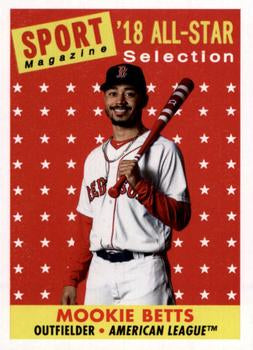 #308 Mookie Betts - Boston Red Sox - 2019 Topps Archives Baseball