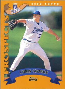 #308 Chris George - Kansas City Royals - 2002 Topps Baseball