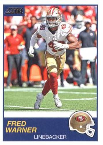 #308 Fred Warner - San Francisco 49ers - 2019 Score Football