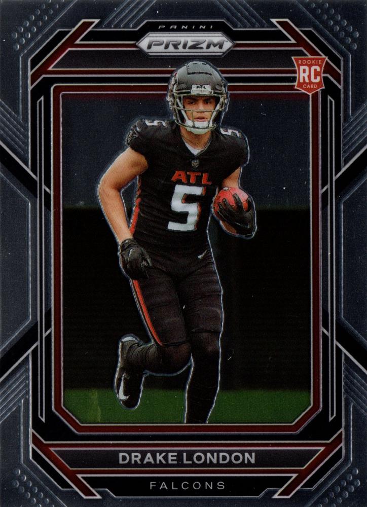 #308 Drake London - Atlanta Falcons - 2022 Panini Prizm Football