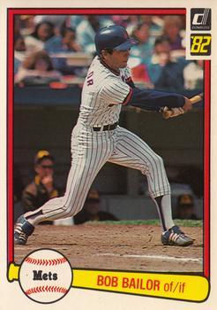 #308 Bob Bailor - New York Mets - 1982 Donruss Baseball