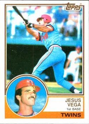 #308 Jesus Vega - Minnesota Twins - 1983 Topps Baseball