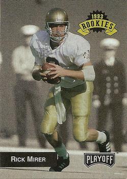 #308 Rick Mirer - Seattle Seahawks - 1993 Playoff Football