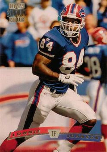 #308 Lonnie Johnson - Buffalo Bills - 1996 Stadium Club Football