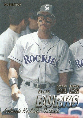 #308 Ellis Burks - Colorado Rockies - 1997 Fleer Baseball