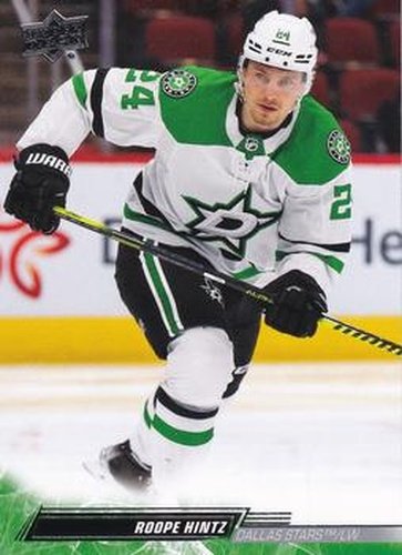 #309 Roope Hintz - Dallas Stars - 2022-23 Upper Deck Hockey