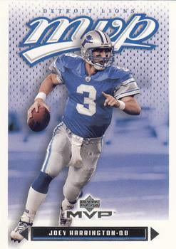 #309 Joey Harrington - Detroit Lions - 2003 Upper Deck MVP Football