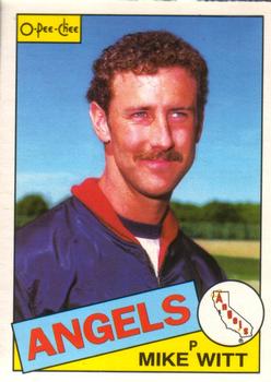 #309 Mike Witt - California Angels - 1985 O-Pee-Chee Baseball