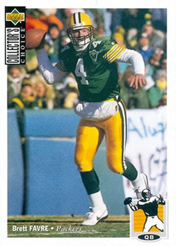 #309 Brett Favre - Green Bay Packers - 1994 Collector's Choice Football