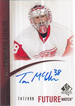 #309 Thomas McCollum - Detroit Red Wings - 2010-11 SP Authentic Hockey