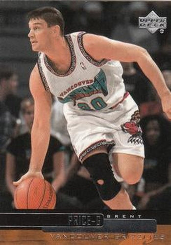 #309 Brent Price - Vancouver Grizzlies - 1999-00 Upper Deck Basketball