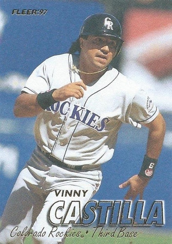 #309 Vinny Castilla - Colorado Rockies - 1997 Fleer Baseball