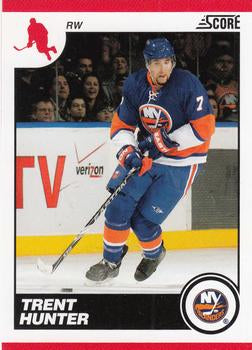 #309 Trent Hunter - New York Islanders - 2010-11 Score Hockey