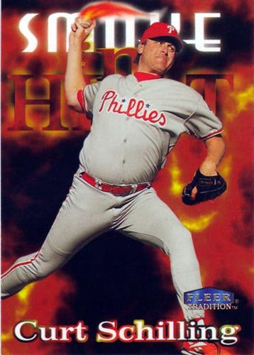#309 Curt Schilling - Philadelphia Phillies - 1998 Fleer Tradition Baseball