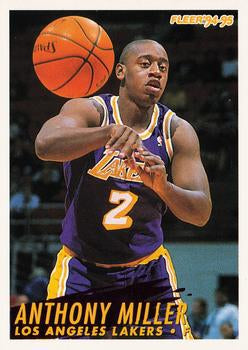 #309 Anthony Miller - Los Angeles Lakers - 1994-95 Fleer Basketball