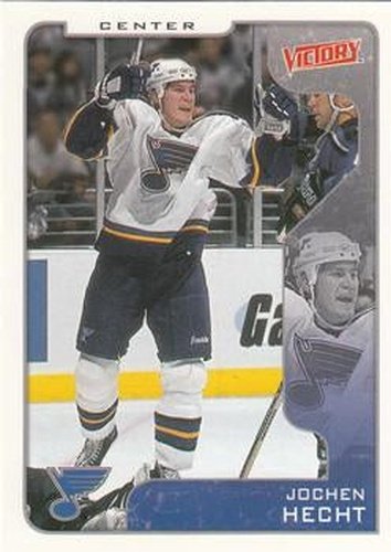 #309 Jochen Hecht - St. Louis Blues - 2001-02 Upper Deck Victory Hockey