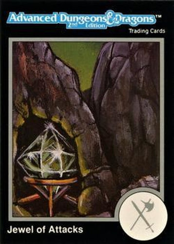 #309 Jewel of Attacks - 1991 TSR Advanced Dungeons & Dragons - Silver